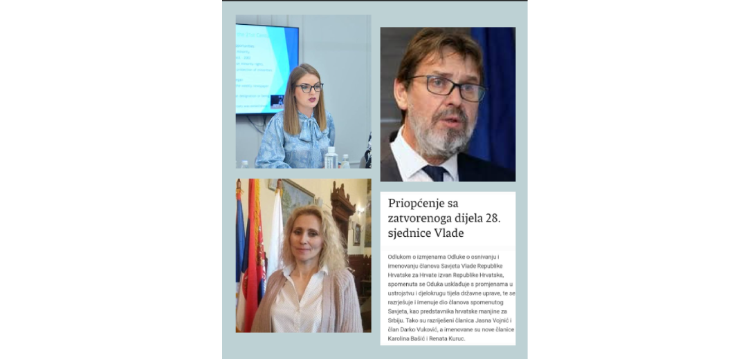 Imenovane nove članice Savjeta Vlade Republike Hrvatske za Hrvate izvan Republike Hrvatske   