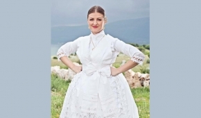 Lidija Sarić najljepša Hrvatica u narodnoj nošnji