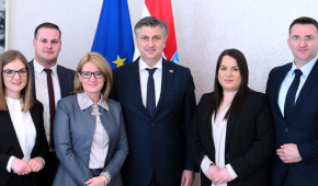 Službeni prijam kod predsjednika Vlade RH Andreja Plenkovića – nastavak potpore kapitalnim projektima hrvatske zajednice u Republici Srbiji