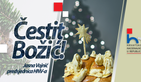 Božićna čestitka predsjednice HNV-a Jasne Vojnić 