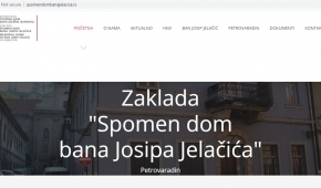 Nova internetska stranica Zaklade „Spomen-dom bana Josipa Jelačića“