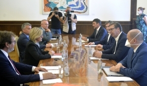 Delegacija predstavnika hrvatske zajednice sastala se s predsjednikom Vučićem