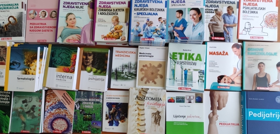 Novih 194 knjiga stručne literature iz područja medicine, arhitekture i drvodjelstva
