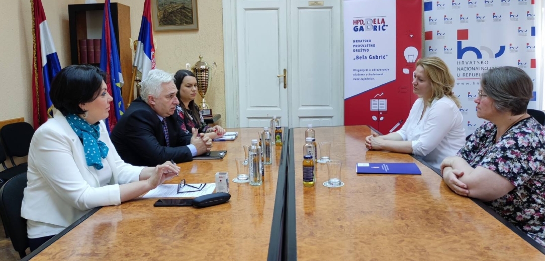 Gradonačelnica Grada Iloka Marina Budimir u posjetu HNV-u