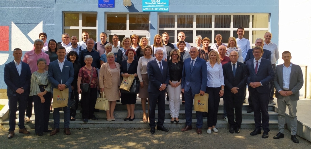 Elektori i vijećnici IV. saziva HNV-a u studijskom posjetu Mostaru