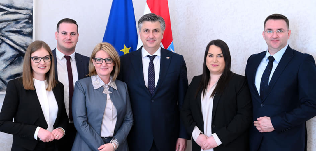Službeni prijam kod predsjednika Vlade RH Andreja Plenkovića – nastavak potpore kapitalnim projektima hrvatske zajednice u Republici Srbiji