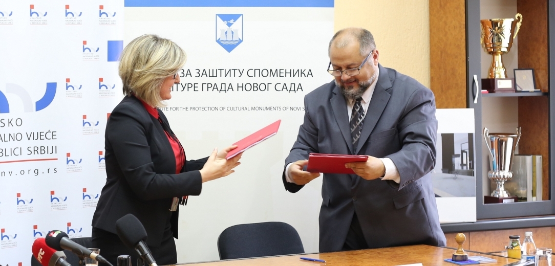 Potpisan sporazum o suradnji HNV-a i Zavoda za zaštitu spomenika kulture Grada Novog Sada