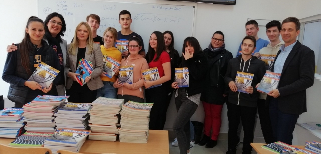 Udžbenici iz matematike na hrvatskom jeziku stigli u Politehničku školu